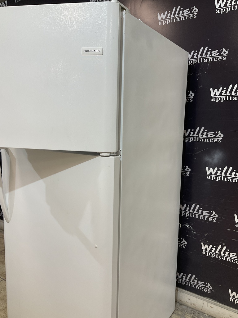 Frigidaire Used Refrigerator Top and Bottom 30x68 1/2” (White) 