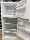 Frigidaire Used Refrigerator Top and Bottom 30x68 1/2” (White) 