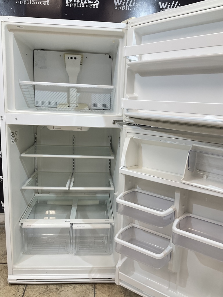 Kenmore Used Refrigerator Top and Bottom 30x65 1/2” (White) 