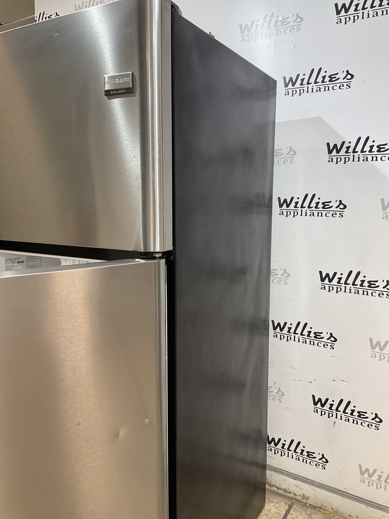 Frigidaire Used Refrigerator Top and Bottom 30x69 (Stainless Steel) 