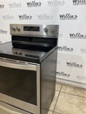 Whirlpool Used Electric Stove 220volts (40/50 AMP) 30inches {4 prong} (Stainless steel) 