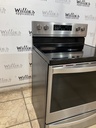 Whirlpool Used Electric Stove 220volts (40/50 AMP) 30inches {4 prong} (Stainless steel) 