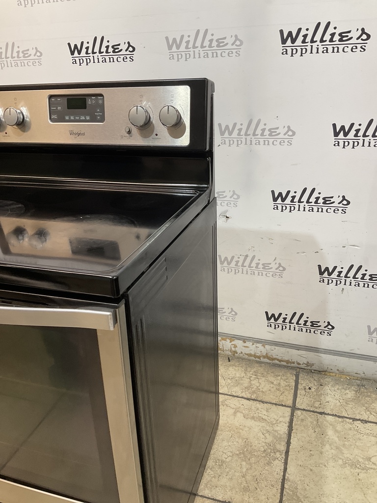 Whirlpool Used Electric Stove 30inches (Stainless Steel) 