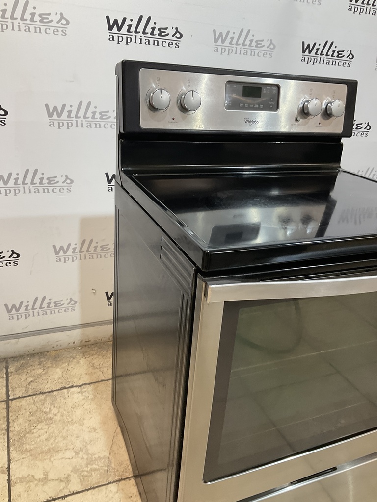 Whirlpool Used Electric Stove 30inches (Stainless Steel) 
