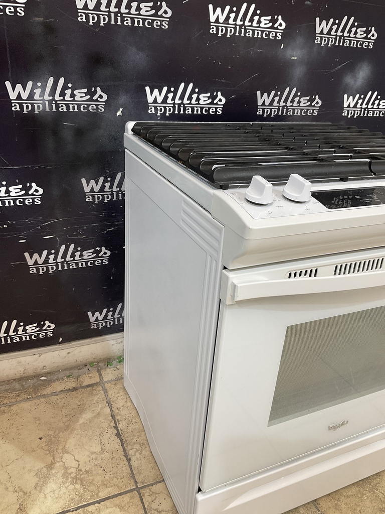 Whirlpool Used Natural Gas Stove 30inches (white) 