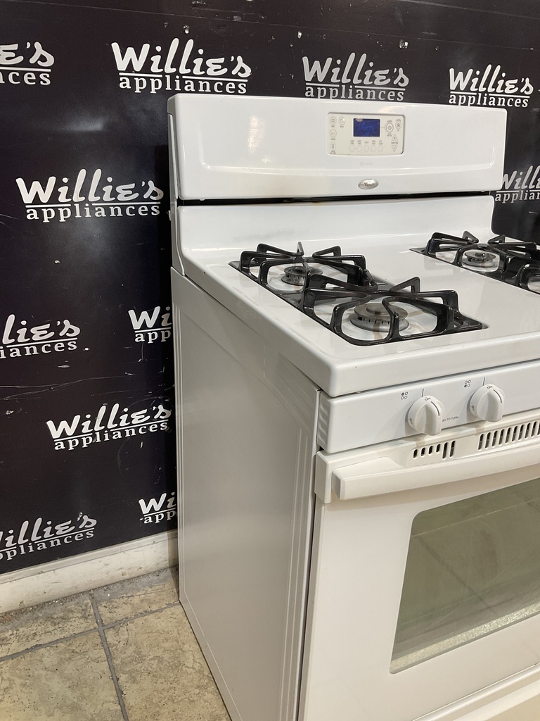 Whirlpool Used Natural Gas Stove 30inches (White) 