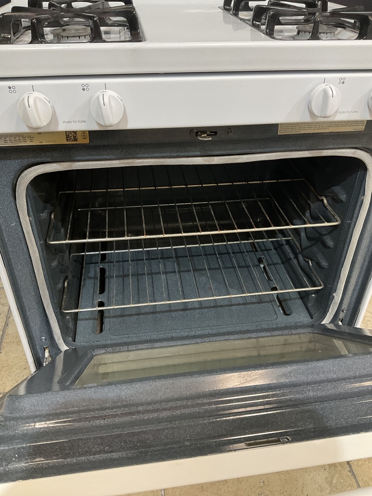 Whirlpool Used Natural Gas Stove 30inches (White) 