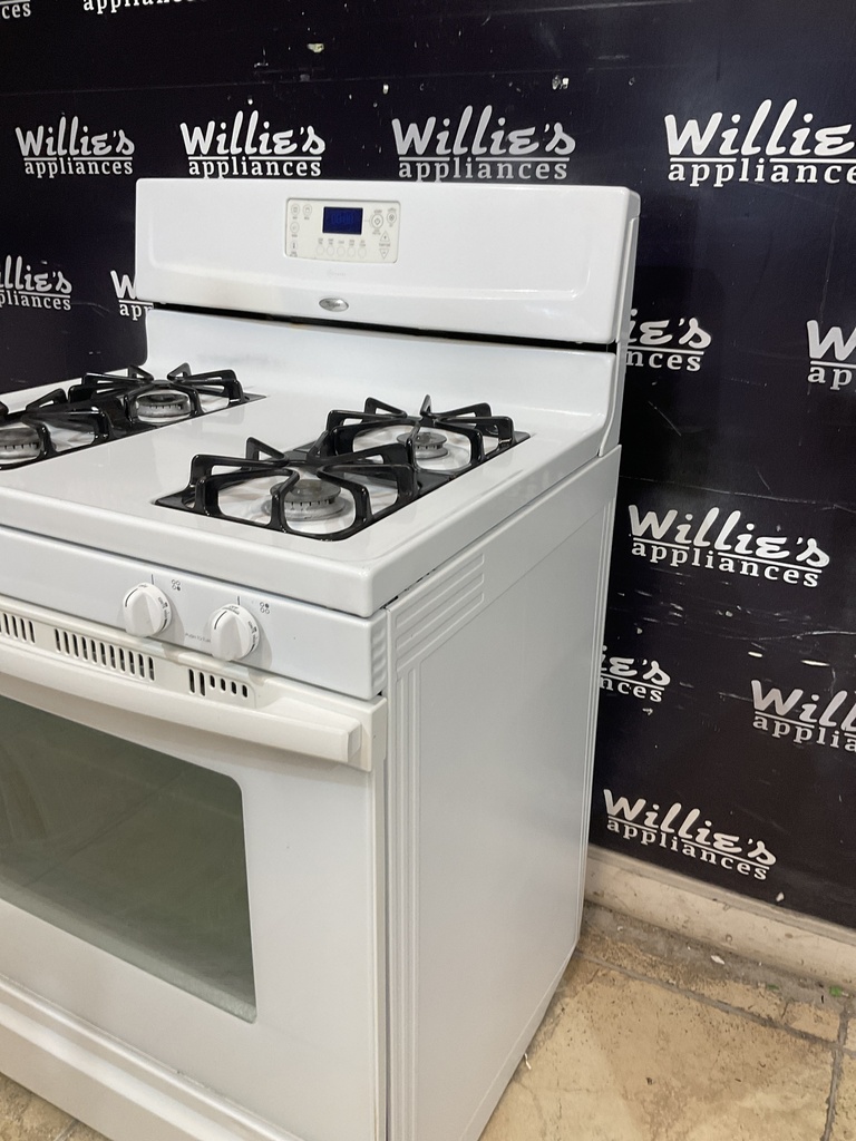 Whirlpool Used Natural Gas Stove 30inches (White) 