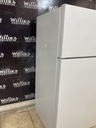Ge Used Refrigerator Top and Bottom 28x61 1/2” (white) 