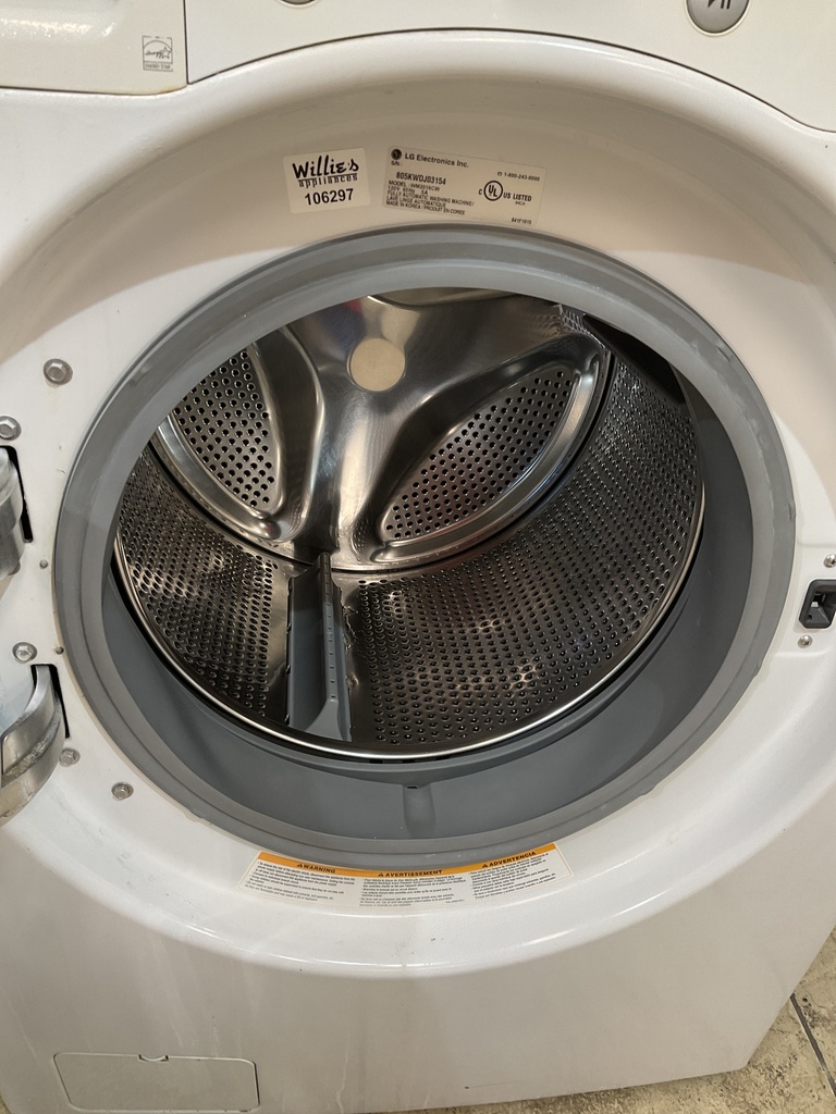 Lg Used Washer Front-load 27inches (white) 