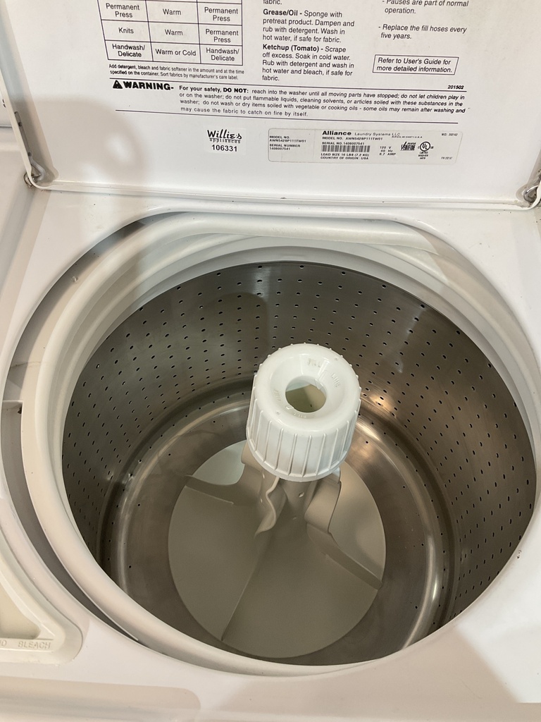 Speed Queen Used Washer Top-load 26inches (White)