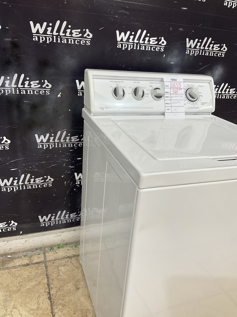 Speed Queen Used Washer Top-load 26inches (White)