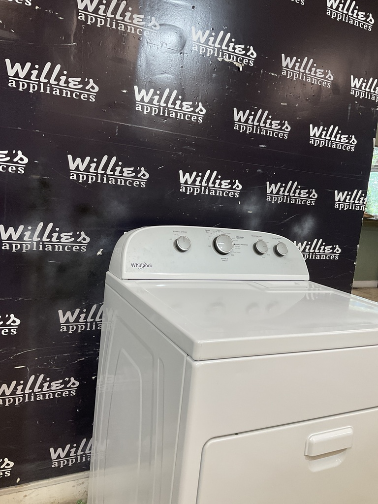 Whirlpool Used Electric Dryer 220volts (30 AMP) 29inches {3 prong} (White)