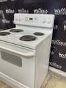 Ge Used Electric Stove 30inches {no cord} (White) 
