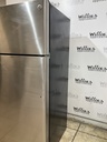 Ge Used Refrigerator Top and Bottom 28x67 (Stainless Steel) 