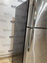 Ge Used Refrigerator Top and Bottom 28x67 (Stainless Steel) 