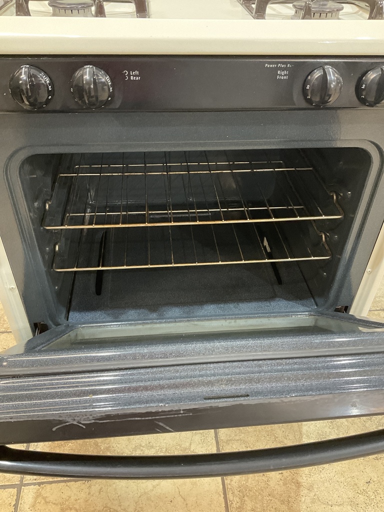 Frigidaire Used Natural Gas Stove 30inches (Bisque/black)