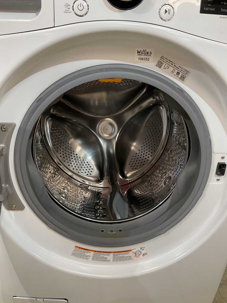Lg Used Washer Front-load 27inches (white) 