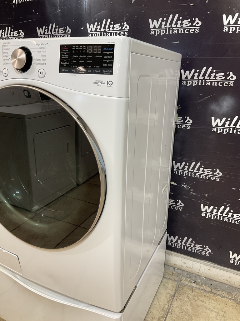 Lg Used Washer Front-load 27inches (white) 