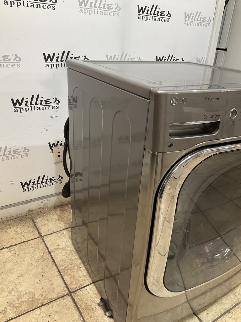 Lg Used Electric Dryer 220volts (30 AMP) 29inches {4 prong} (Grey)