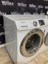 Samsung Used Natural Gas Set Washer/Dryer Front-load 27inches (White)