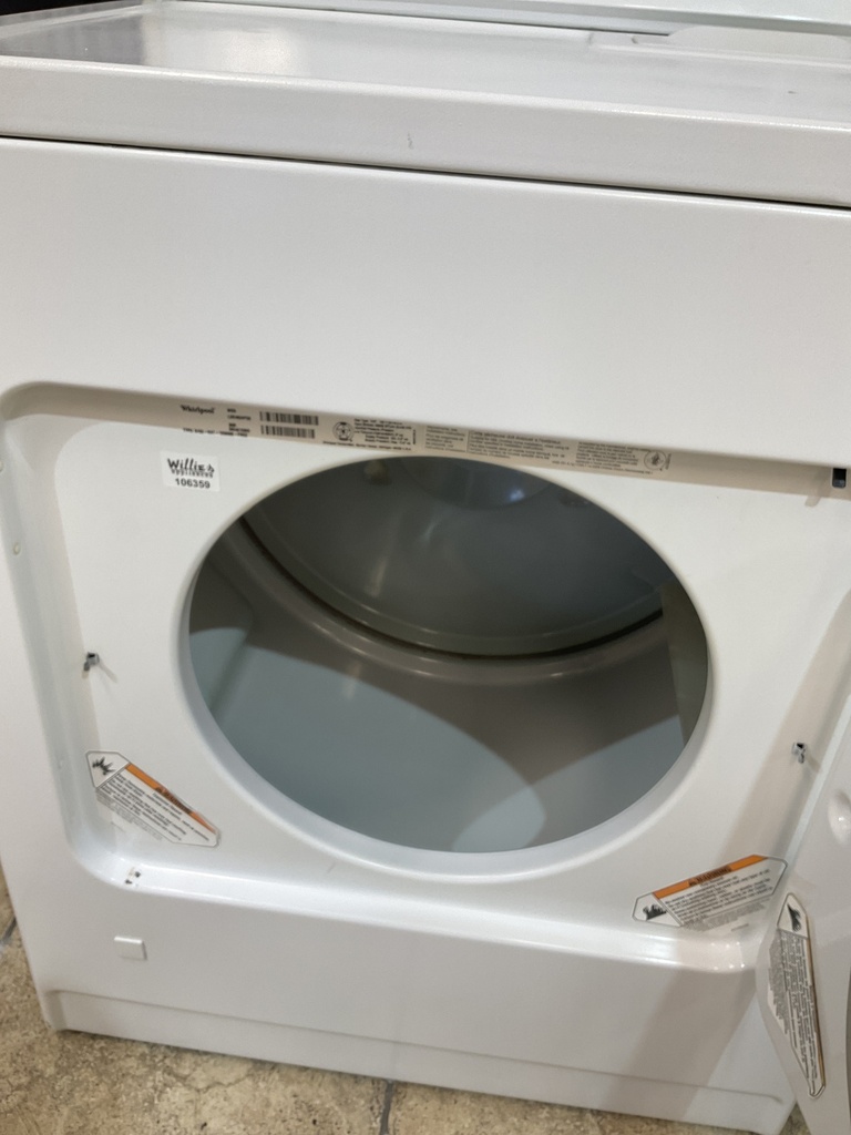 Whirlpool Used Natural Gas Dryer 29inches (White) 