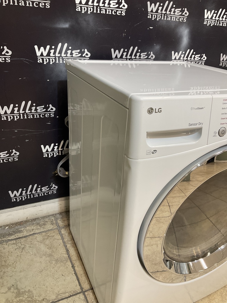 Lg Used Electric Dryer 220volts (30 AMP) 27inches {3 prong} (White)