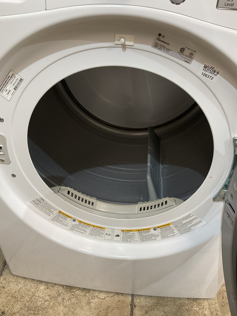 Lg Used Electric Dryer 220volts (30 AMP) 27inches {3 prong} (White)