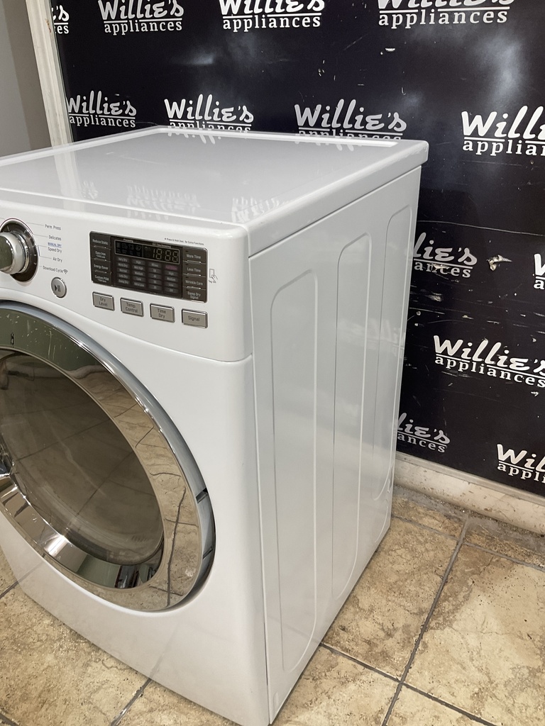 Lg Used Electric Dryer 220volts (30 AMP) 27inches {3 prong} (White)