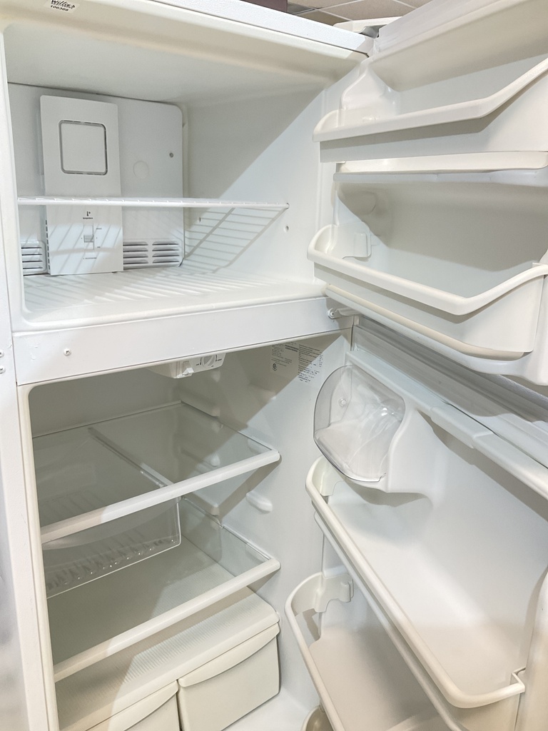 Frigidaire Used Refrigerator Top and Bottom 28x64 1/2” (White) 