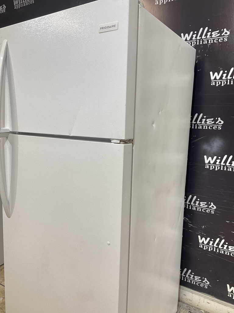 Frigidaire Used Refrigerator Top and Bottom 28x64 1/2” (White) 