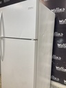 Frigidaire Used Refrigerator Top and Bottom 28x64 1/2” (White) 