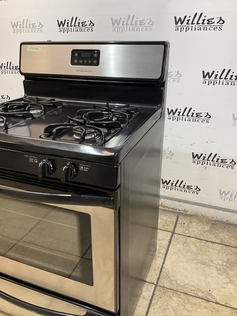 Frigidaire Used Gas Propane Stove 30inches (Stainless Steelj 