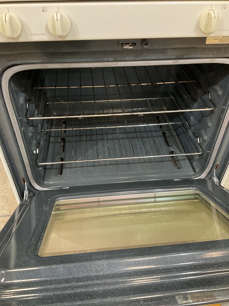 Whirlpool Used Natural Gas Stove 30inches (Bisque) 