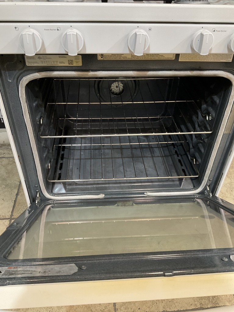 Whirlpool Used Natural Gas Stove 30inches (white)