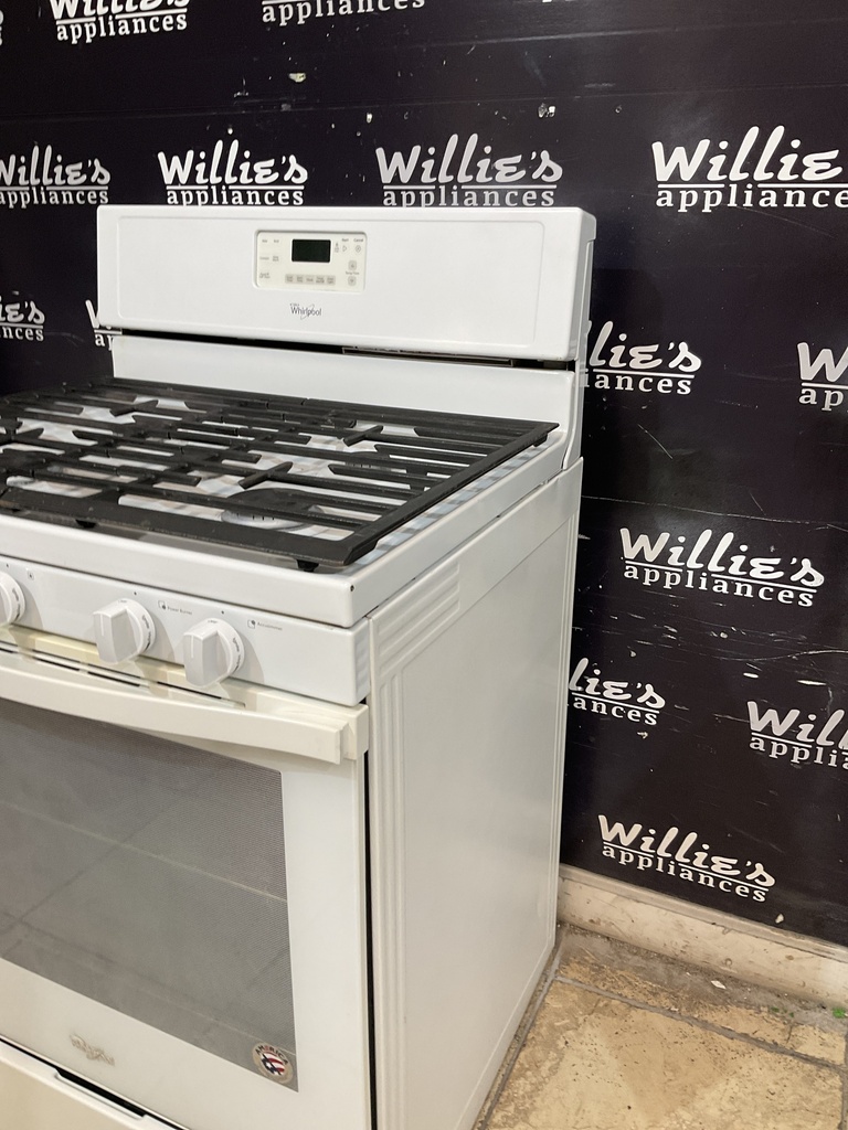 Whirlpool Used Natural Gas Stove 30inches (white)