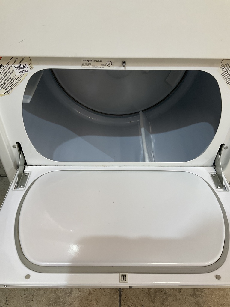 Whirlpool Used Electric Dryer 220volts (3 AMP) 29inches {no cord} (White) 