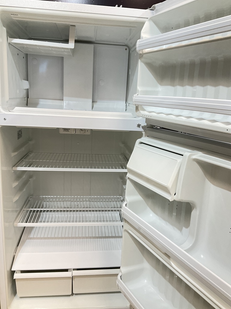 Hotpoint Used Refrigerator Top and Bottom 28x61 1/2” (white) 