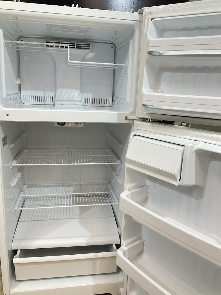 Hotpoint Used Refrigerator Top and Bottom 28x61 1/2” (White) 