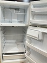 Hotpoint Used Refrigerator Top and Bottom 28x61 1/2” (White) 
