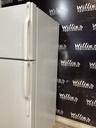 Ge Used Refrigerator Top and Bottom 28x61 1/2” (White) 