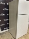 Ge Used Refrigerator Top and Bottom 28x61 1/2” (White) 
