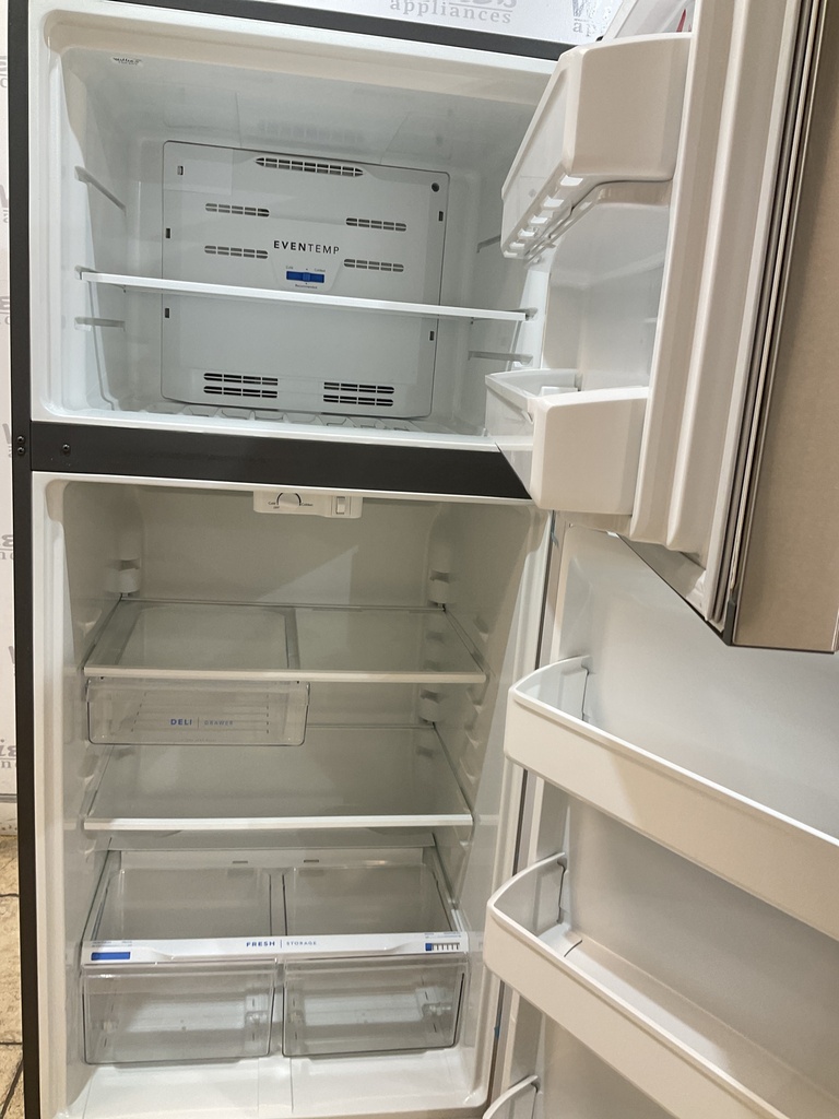 Frigidaire Used Refrigerator Top and Bottom 30x65 1/2” (Stainless Steel) 