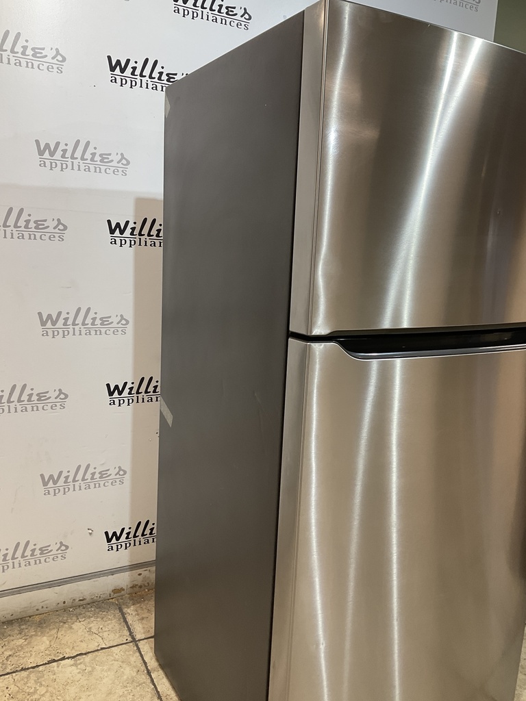 Frigidaire Used Refrigerator Top and Bottom 30x65 1/2” (Stainless Steel) 