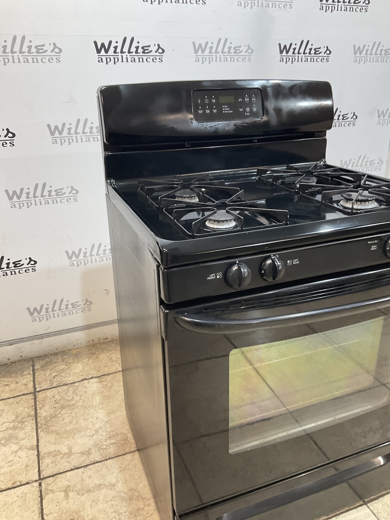 Kenmore Used Natural Gas Stove 30inches (Black) 
