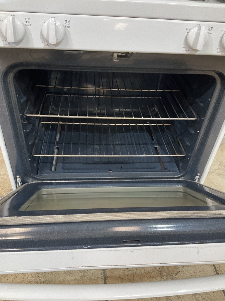 Ge Used Natural Gas Stove 30inches (White) 