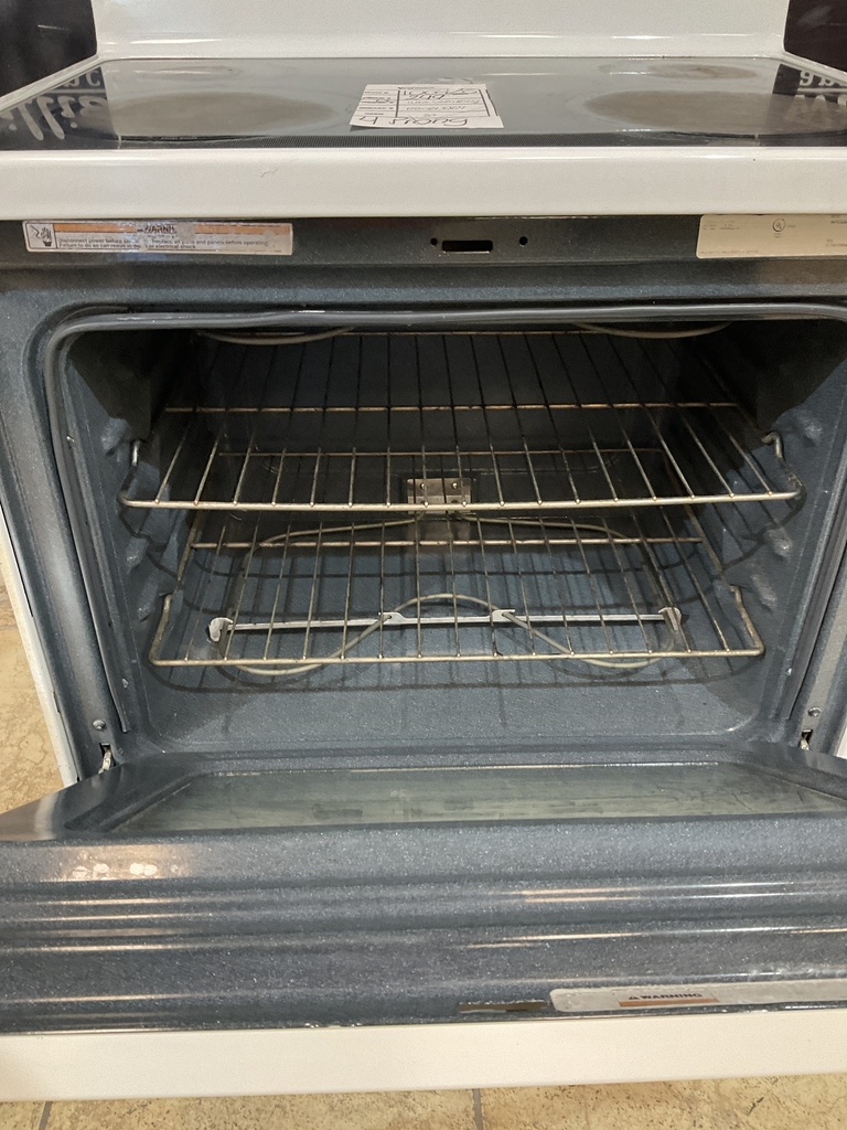 Whirlpool Used Electric Stove 220volts (40/50 AMP) 30inches {4 prong} (White) 