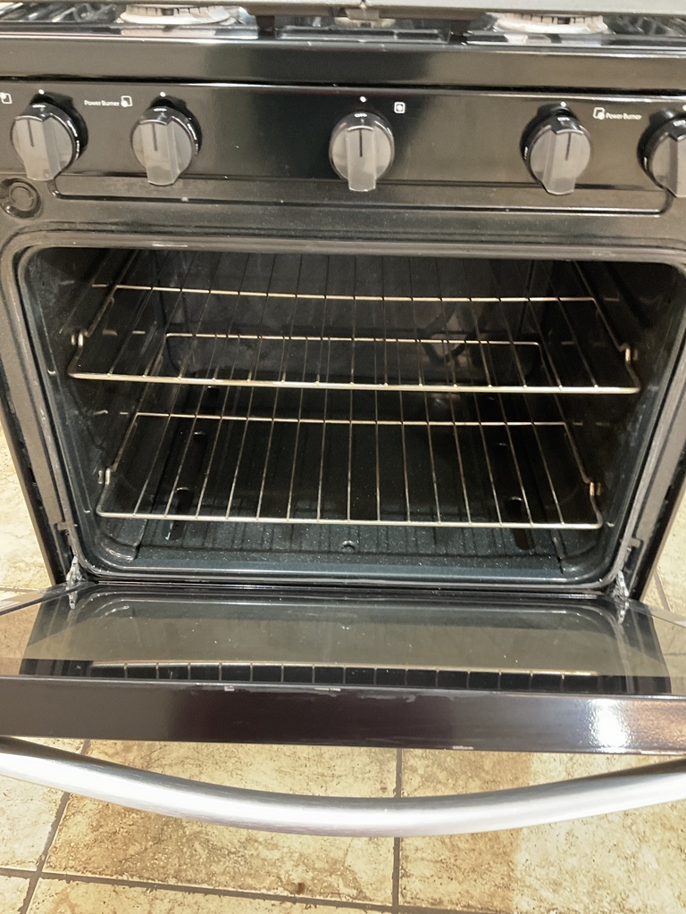 Whirlpool Used Natural Gas Stove 30inches (Stainless Steel) 