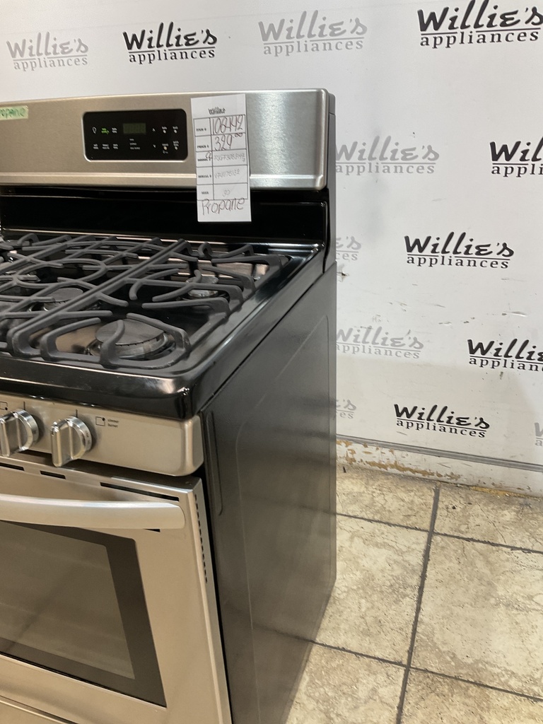 Frigidaire Used Gas Propane Stove 30inches (Stainless Steel) 