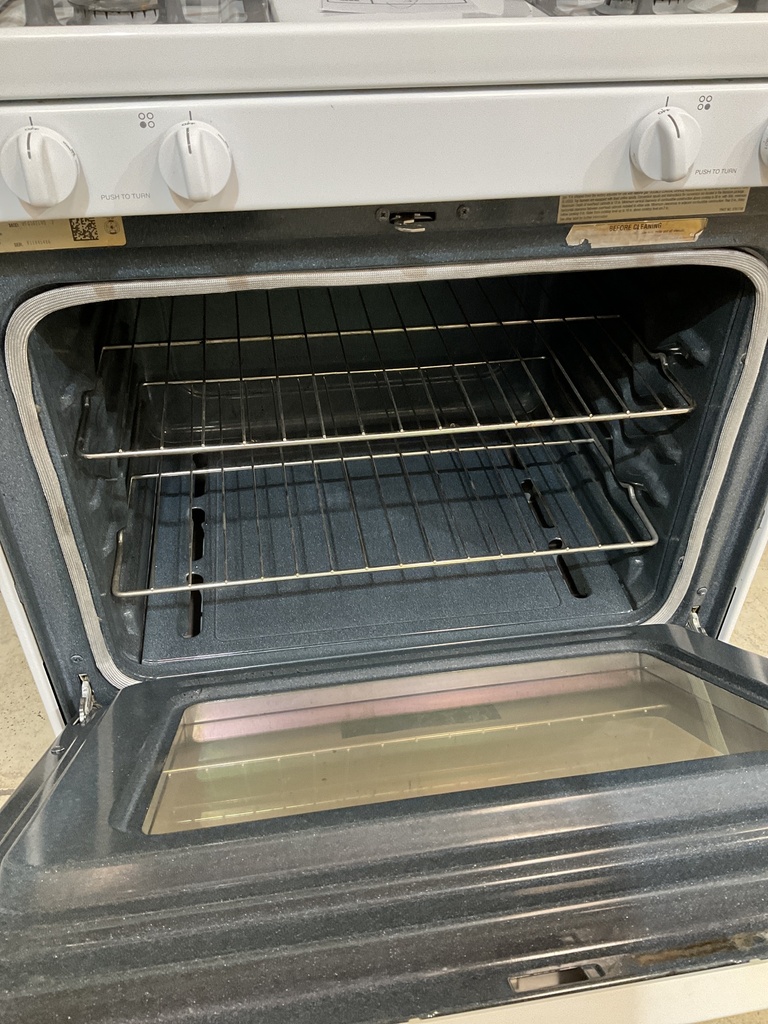 Whirlpool Used Natural Gas Stove 30inches (White)